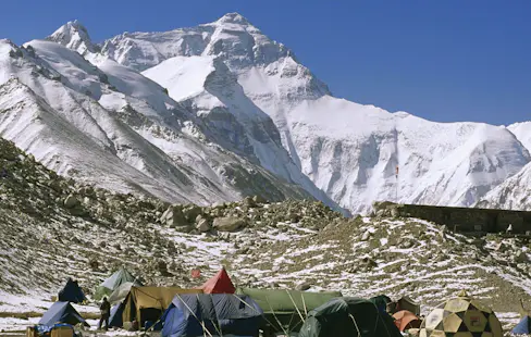 Great Himalayan Trail in Nepal mountains from Kathmandu