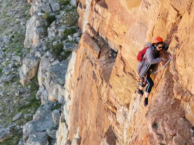 Multi Pitch Trad Climbing in Cape Town, South Africa