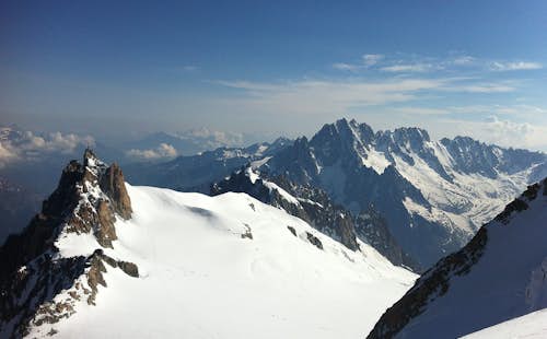 Mont Blanc du Tacul mountaineering intro in Chamonix