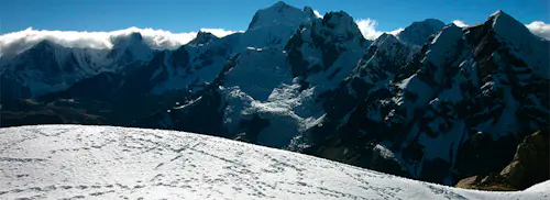 Diablo Mudo Climb in Cordillera Huayhuash, Peruvian Andes