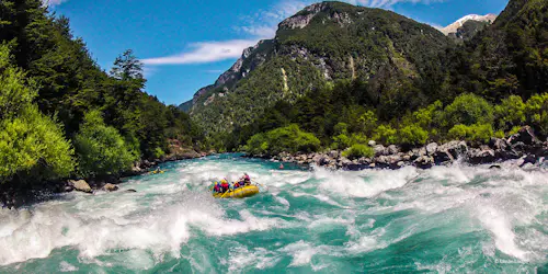 Half-day Rafting “Puente a Macal” Futaleufú River, Chilean Patagonia