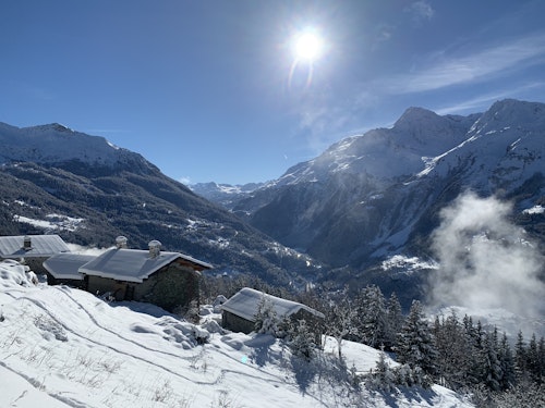 Snowshoeing in the Tarentaise Valley