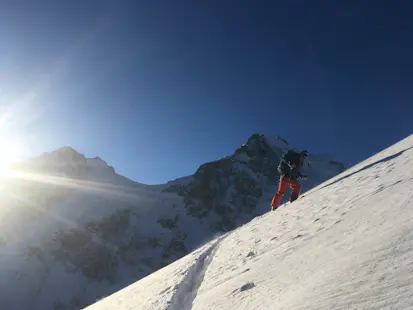 Ski mountaineering week on Mont Blanc and Monte Rosa, 8-day Itinerary from Chamonix