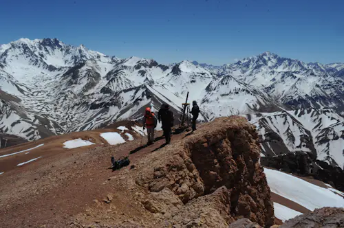 Ascenso de 3 días al Cerro Penitentes (4,350m) en los Andes, cerca de Mendoza