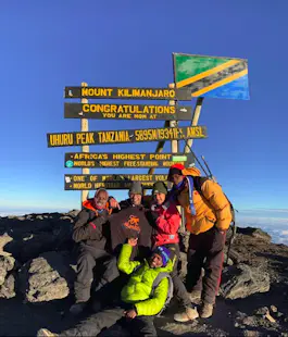 5 jours de trekking sur la route Marangu "Coca Cola" jusqu'au sommet du Kilimandjaro.