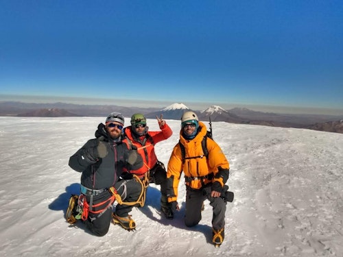Nevado Sajama, Parinacota & Acotango: 16-day Mountaineering expedition from La Paz, Bolivia