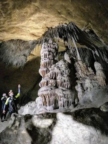 Underground caving in Mallorca