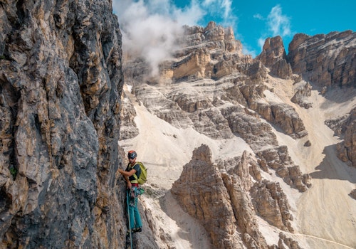 3-day Rock climbing itinerary in the Dolomites: Giau Pass, Vajolet Towers, Sella Pass