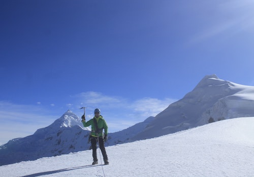 3-day Nevado Ishinca (5,550m) summit in the Cordillera Blanca, Peru