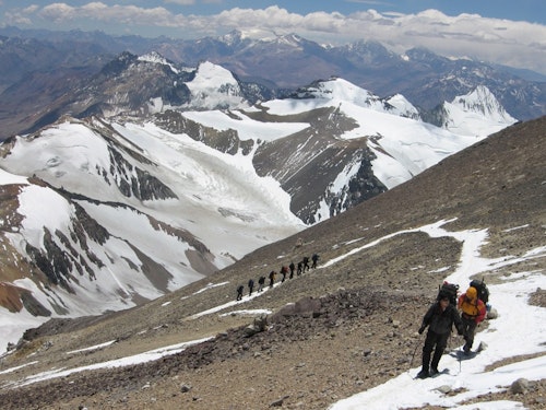Self-guided Aconcagua expedition with logistics and support provided by Inka Expediciones