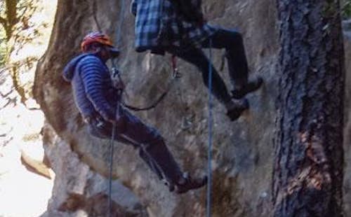 Private rock climbing classes in California at Castle Rock State Park, Pinnacles National Park and other destinations