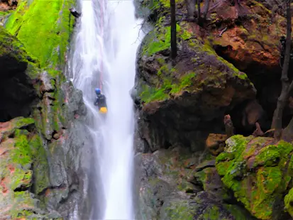 Torrent de Coanegra canyoning adventure in Mallorca, Spain