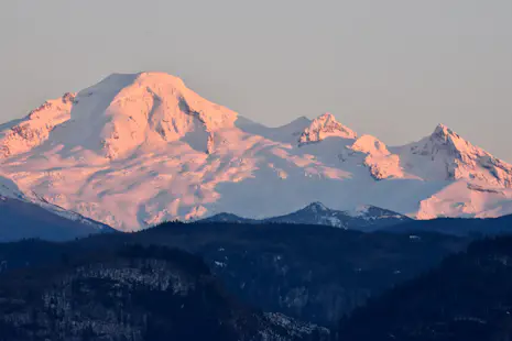 2-day Mount Baker “express” ski descent in Washington state, close to Seattle