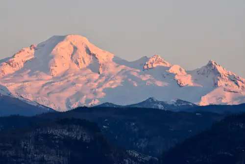 2-day Mount Baker “express” ski descent in Washington state, close to Seattle