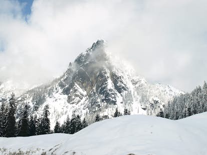 Snoqualmie Pass ski tours in the Cascade Range of Washington state