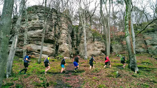 Multi-level trail running weekend in Mullerthal, Luxembourg