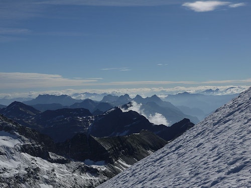 Ticino “Haute Route” hut-to-hut ski tour from Gotthard Pass to San Bernardino Pass in Switzerland