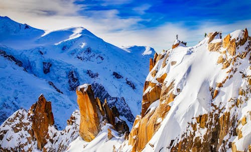 Cosmiques ridge climb from Aiguille du Midi in Chamonix-Mont Blanc
