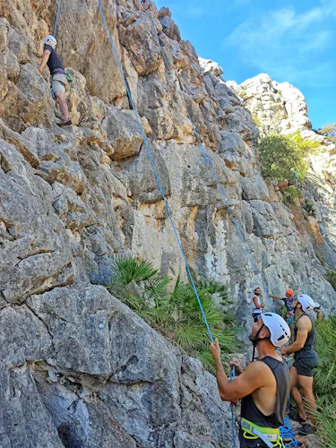 Rock climbing in El Chorro in Spain_ near Málaga