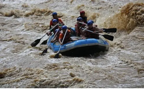 Whitewater rafting adventure in Borneo on the Padas River in Sabah