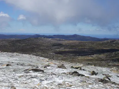 Climbing Mount Kosciuszko in Australia, Summit walk in the Kosciuszko National Park