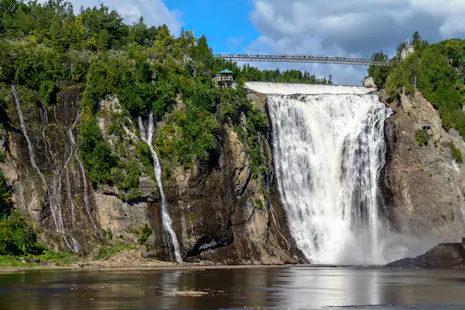 Bike tour from Quebec City along the St. Lawrence River to Montmorency Falls
