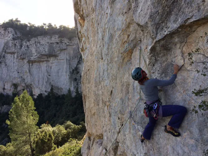 1-week rock climbing camp in the Prades 3