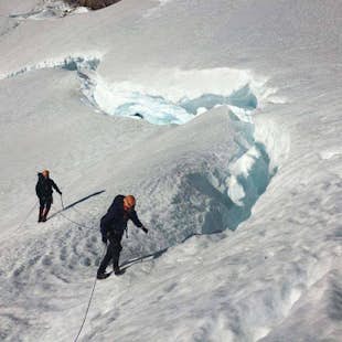 3-day Crevasse rescue course on Mt. Shasta (Hotlum Glacier) in California