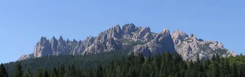 Castle Crags rock climbing in northern California, near Mt. Shasta