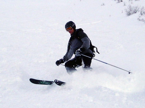 Off-piste skiing day in Courmayeur, Aosta Valley