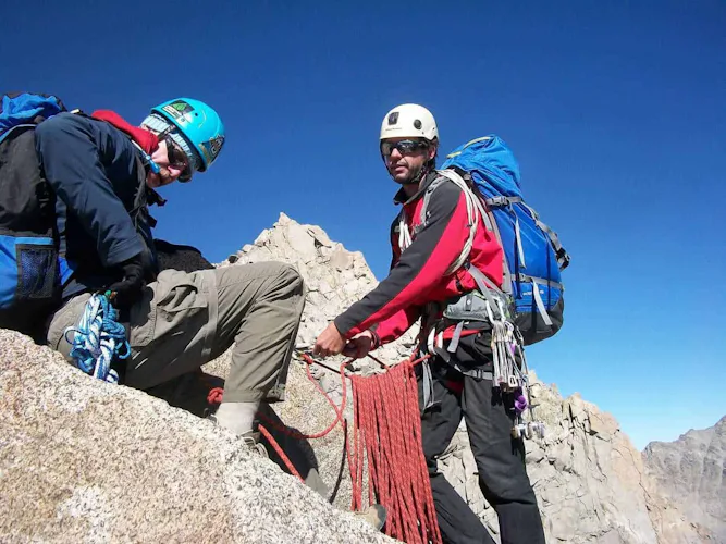 3-day Level II alpine climbing camp in California’s Sierra Nevada mountains