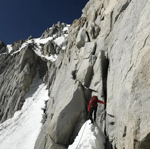 3-day Level II alpine climbing camp in California’s Sierra Nevada mountains