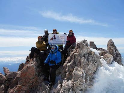 3-day Introduction to mountaineering with Mt. Shasta summit via Avalanche Gulch