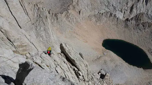 Rock climbing to the summit of Mt. Whitney via the East Face or East Buttress, 3 days