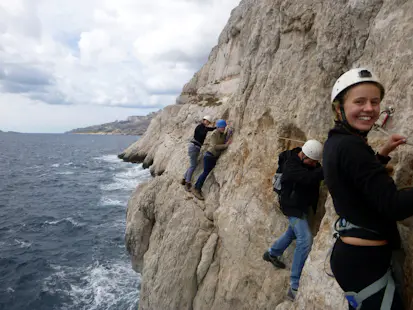 Half-day via cordata experience in Calanques National Park, southern France