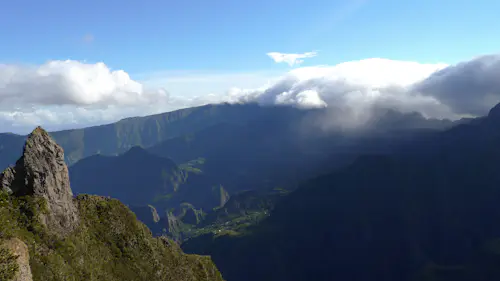 Day hike to Maïdo on Réunion Island (France) for panoramic views of the Cirque de Mafate