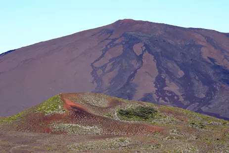 Piton de la Fournaise, Day hike to the top of an active volcano on Réunion Island (France)