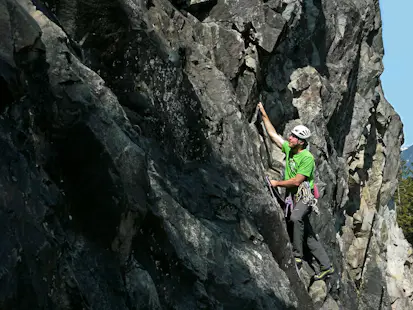 Intro to outdoor rock climbing in North Bend, WA, near Seattle (Half-day)