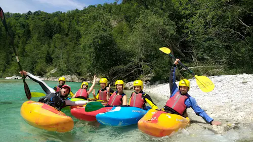 Kayaking on the Soca River in Slovenia, from Bovec (Half-day)