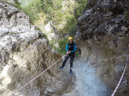 Canyoning adventure in Slovenia’s Fratarica Canyon, near Bovec (Full day)