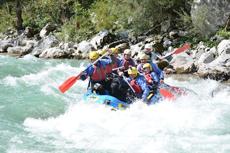 Rafting on the Soca River in Slovenia, from Bovec (Half-day)