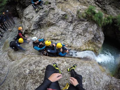 Canyoning for all ages in Slovenia’s Susec Canyon, near Bovec (Half-day)