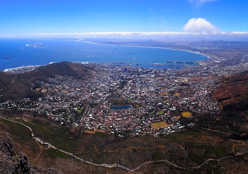 Table Mountain mountain biking tour in Cape Town, South Africa (Half-day)