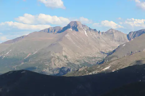 Day hike to the summit of Longs Peak in Colorado, near Estes Park