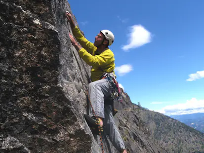 Rock climbing in Index and Leavenworth, WA in the Pacific Northwest (Cascades)