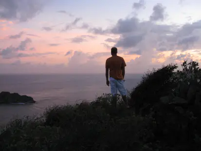 Hiking the Sunset Loop on Peter Island in the BVI, Day trip from Virgin Gorda