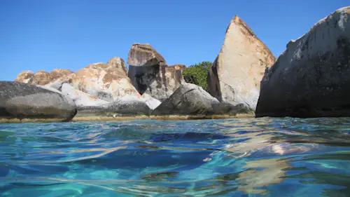 Hike through the Virgin Gorda beach boulders to “The Baths” and Devil’s Bay, British Virgin Islands (Half-day)