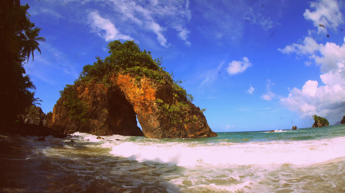 Coastal 1-day hike to Paria Beach and Paria Waterfall in Blanchisseuse, Trinidad &amp; Tobago