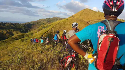 Mountain biking in the mangrove forests in Tobago for beginners, near Bon Accord Lagoon (Half-day)