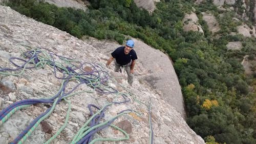 Guided rock climbing in Montserrat, Day trip from Barcelona